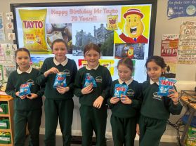 Tayto Competition Celebration in P5/6